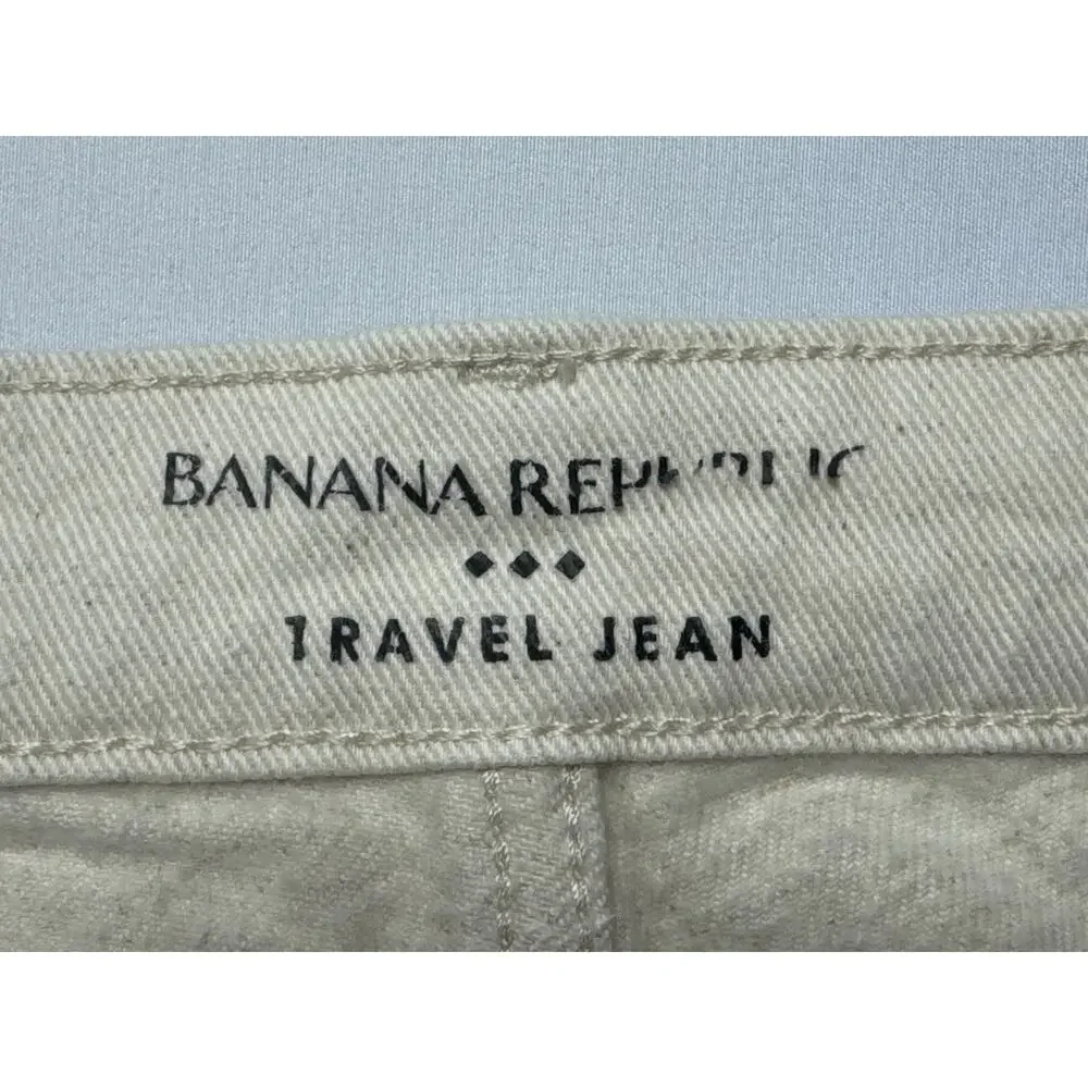 Banana Republic Men's Slim Fit Beige Travel Jeans - Size‎ 30x30 (30x27)*